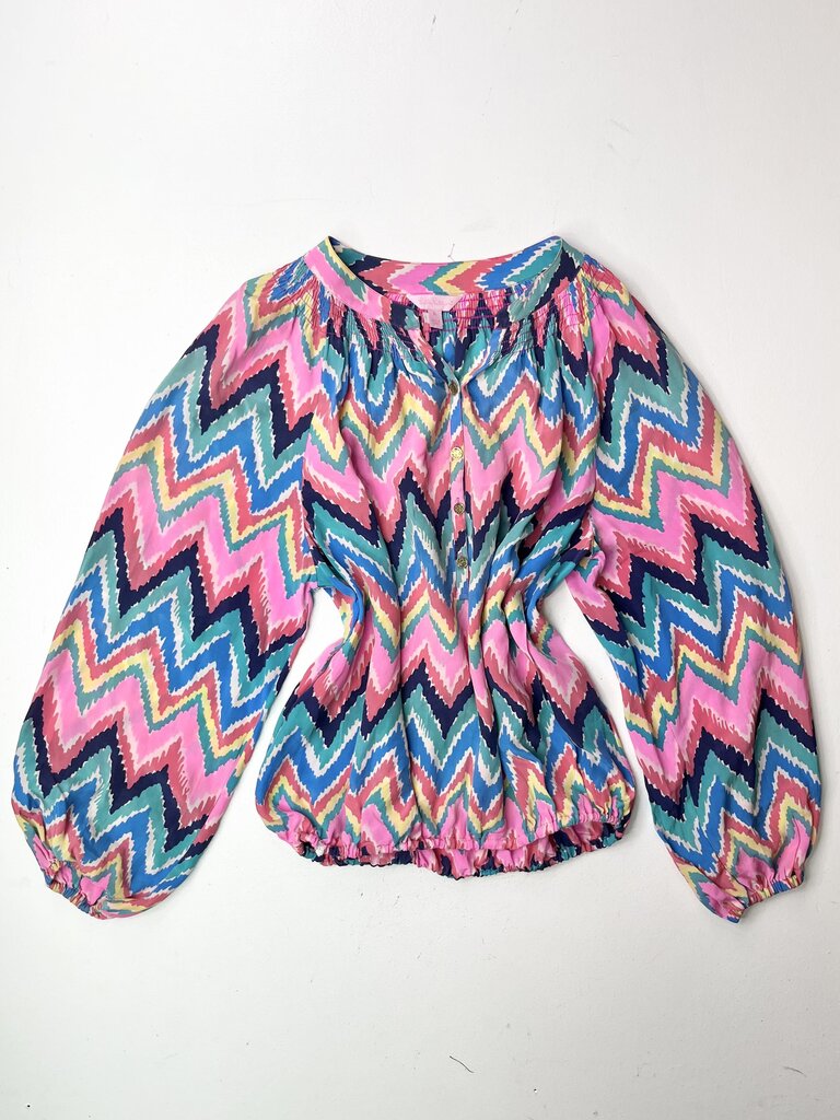 LILLY PULLITZER BLOUSE XL PREMIUM
