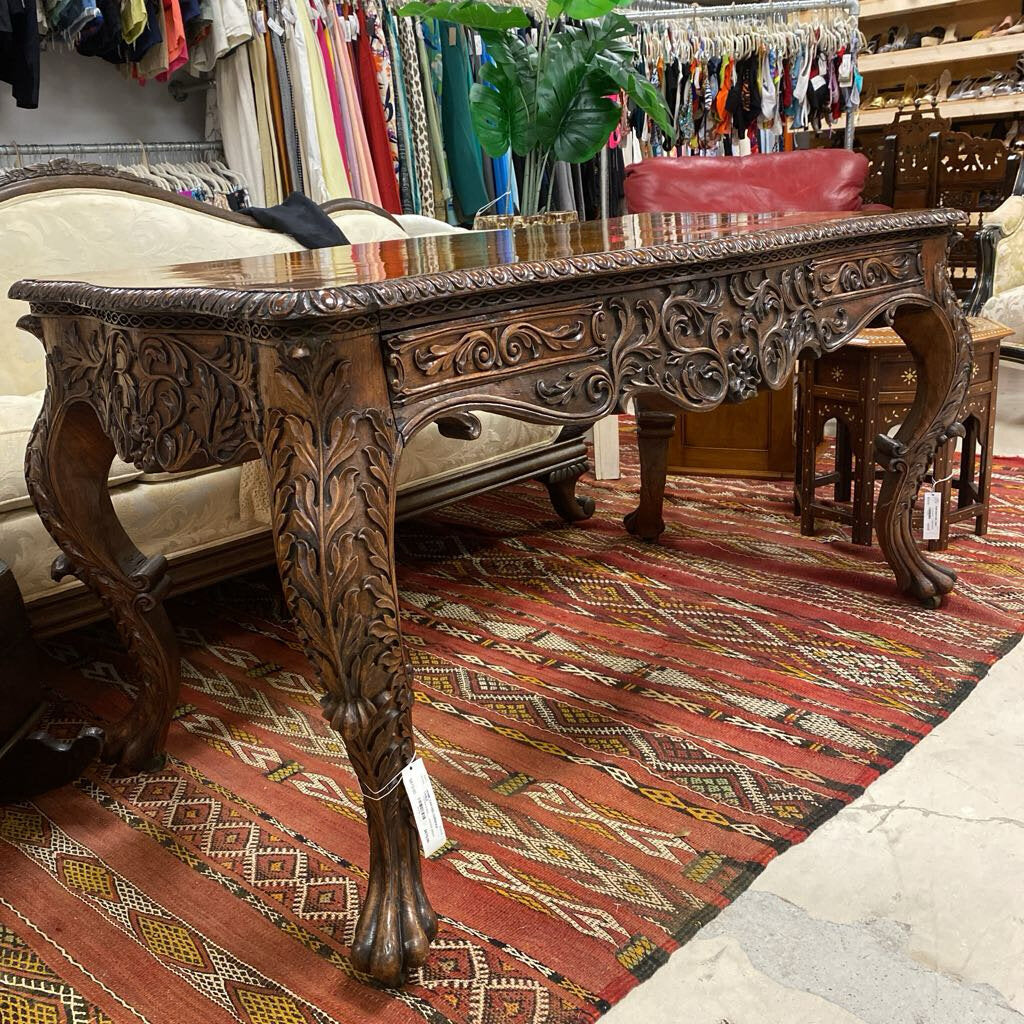 CARVED CONSOLE TABLE HOME