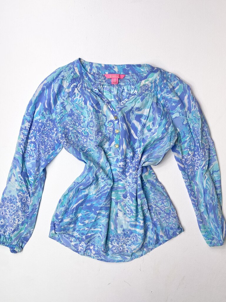 LILLY PULITZER BLOUSE XS PREMIUM